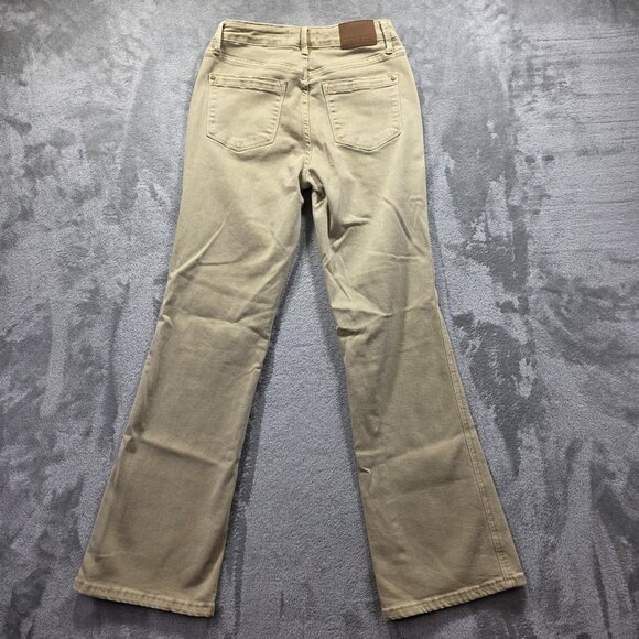 Judy Blue Jeans Womens 7/28 Khaki Tan Bootcut Stretch Garment Dyed JB88504 - Picture 2 of 10